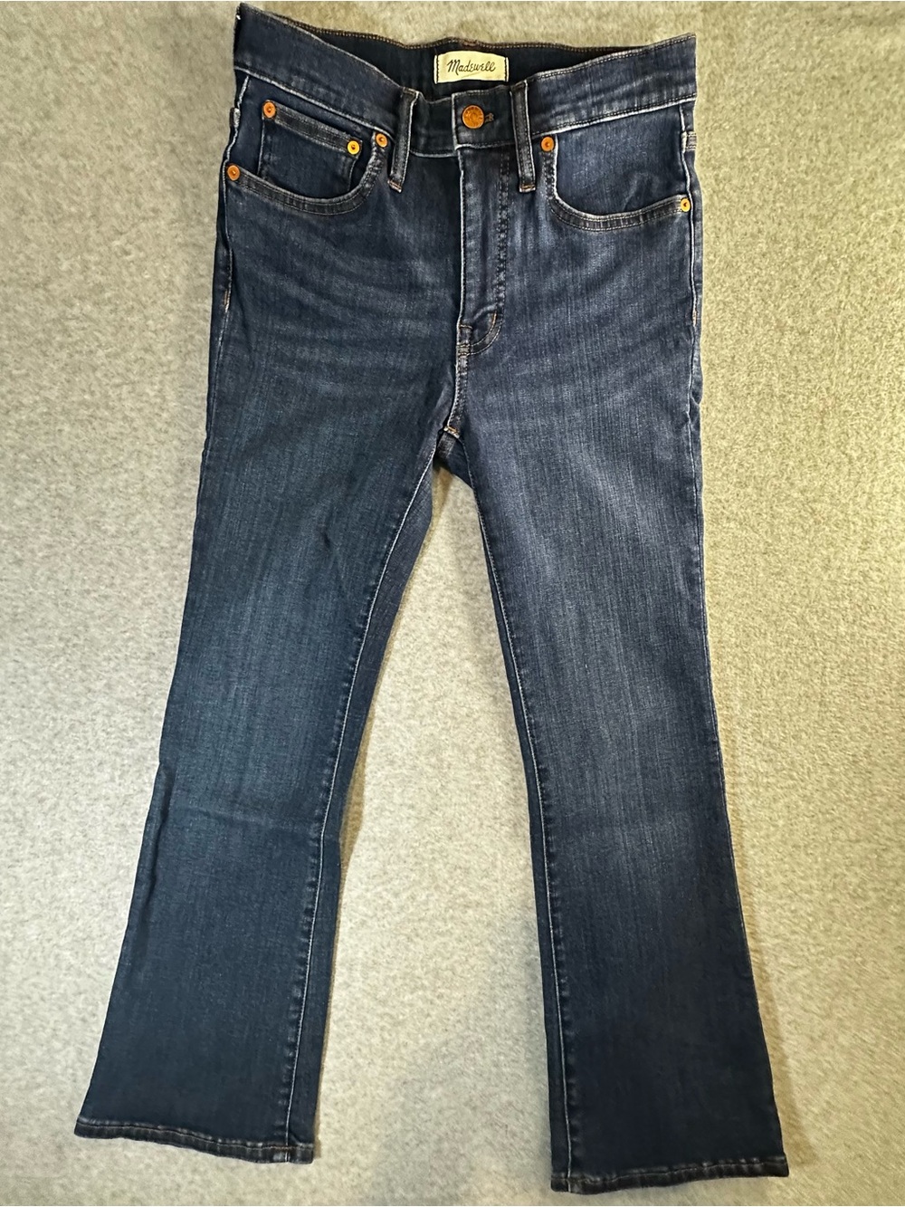 Madewell Dark Blue Flare Jeans